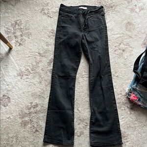 Levi's Black Flare Women's Jeans